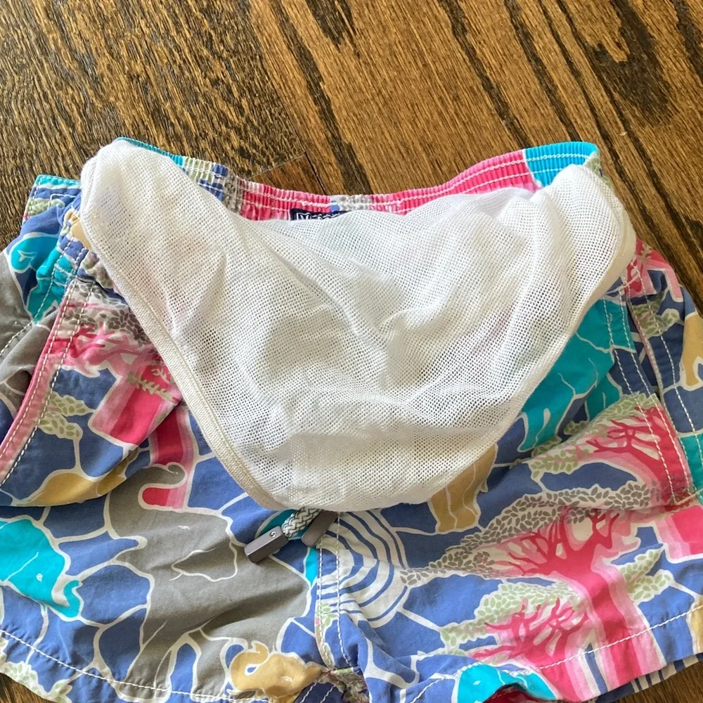 Vilebrequin Elephant Print Boys Swim Trunks 2T